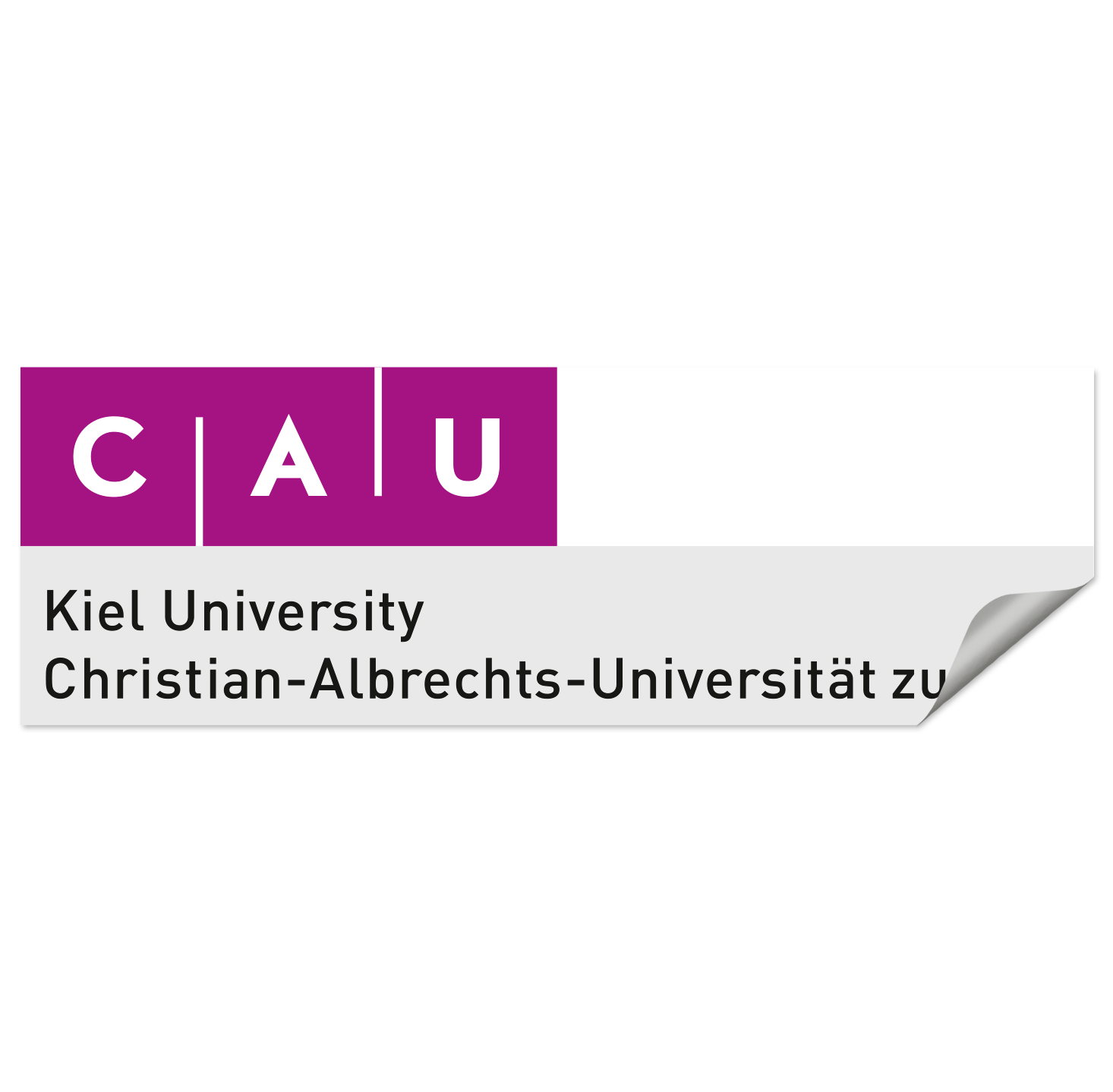 Aufkleber CAU Logo Design